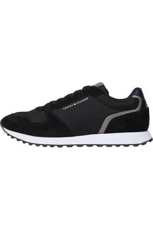 Tommy Hilfiger Uomo Sneakers Runner New Eva Mix Sportive, (Black), 45 EU