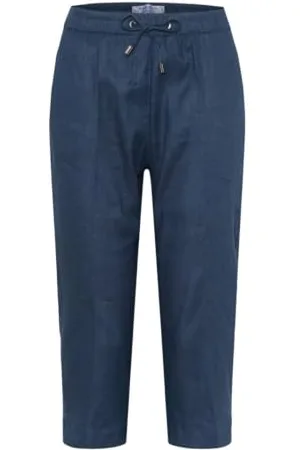 Brax By Brax Philippa Capri-Polsini in Tessuto Elasticizzato, Slim Pantaloni, , 32W x 32L Donna
