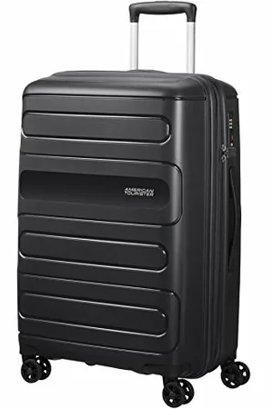 American Tourister Sunide - Spinner M Extensible Valisene Bleu, Noir (Black), Spinner M (67,5 cm - 83,5 L), Spinner M Extensible (67,5 cm - 83,5 L)