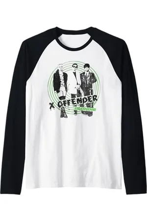 Blond Amsterdam Punk X Offender Vintage Band Maglia con Maniche Raglan