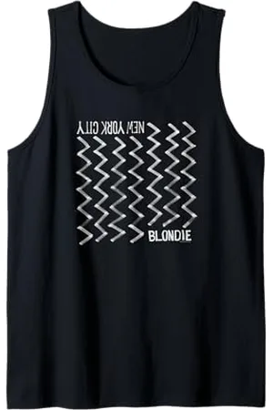 Blond Amsterdam New York City Zig Zag Pattern Vintage Band Canotta