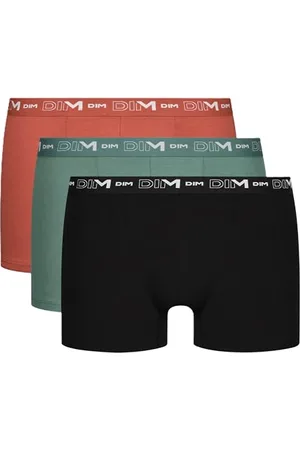 Dim Coton Stretch Respirant Maintien Optimal X3 Boxer, , L (Pacco da 3) Uomo