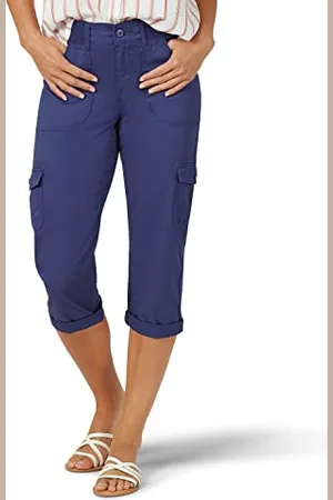 Lee Pantaloni Capri Cargo da Donna con vestibilità Comoda Austyn, , 48