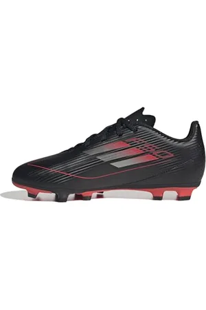 adidas F50 Club Football Boots FG/MG Kids, Scarpe da Calcio, Core Black/Iron Metallic/Lucid Red, 21 EU