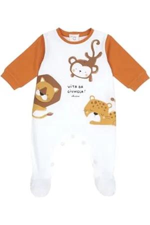 chicco Tutina Neonato, Tutina in Morbido e Leggero Cotone, con Comoda Apertura sulla Schiena ed Entrogamba, Ideale per Primavera e Autunno, Designed in Italy, Abbigliamento Neonato 0-24 Mesi