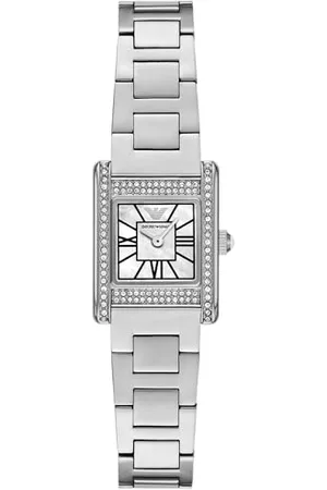 Emporio Armani Orologio Analogico al Quarzo Donna con Cinturino in Acciaio Inossidabile AR11662, , 20 mm