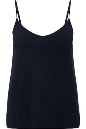 Ulla Popken Spaghetti Top Leicht V-Ausschnitt 829350 T-Shirt, , 60/62 IT Donna