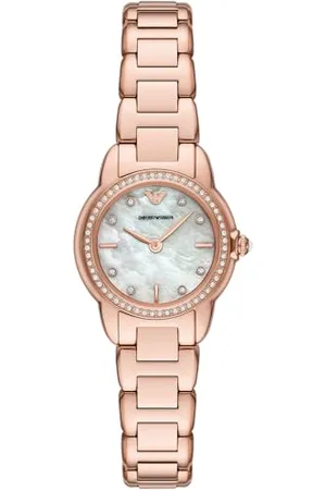 Emporio Armani Orologio Analogico al Quarzo Donna con Cinturino in Acciaio Inossidabile AR11671, , 26 mm