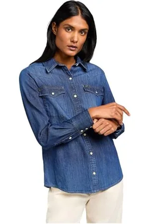 Lee Camicia Western Regolare Maglietta, , XL Donna