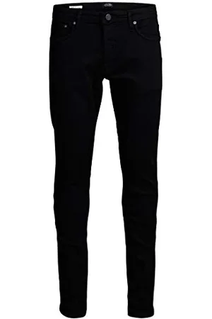 JACK & JONES Jjiglenn Jjfelix Am 046 50 Sps Noos, Jeans slim Uomo, (Black Denim), W36/L34 (Taglia Produttore: 36)
