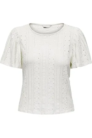 ONLY Onlriverside S/S Flaired Top Jrs T-Shirt, , M Donna