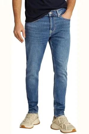 Tommy Hilfiger Jeans Uomo Austin Slim Tapered Elasticizzati, Blu ( Medium), 32W/30L