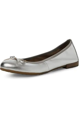 Marco Tozzi Damen Ballerinas 2-22100-41, Ballerine Donna, Silver, 37 EU