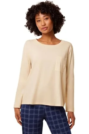 Triumph Donna Mix & Match LSL Top Chest Pocket X, Shirt, Creamy Dream, 50