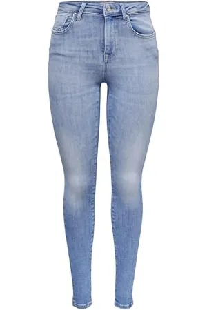 ONLY Onlpower Life Mid Push Up SK Rea934 Noos, Jeans Donna, , XS / 30L