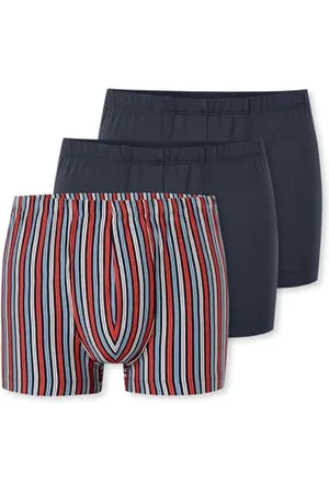 Schiesser Herren 3 Pack Unterwäsche Shorts mit Weichem Bund-95/5 Essentials Boxer a Pantaloncino, , 3XL Uomo