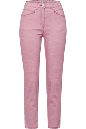 Brax By Brax Luca 6/8 Denim Minimal Print Jeans, , 38W x 30L Donna