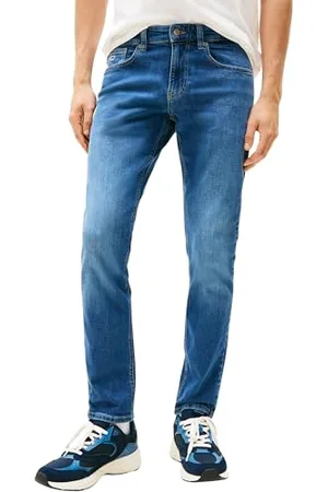 Tommy Hilfiger Jeans Uomo Scanton Slim Elasticizzati, Blu ( Medium), 32W/36L