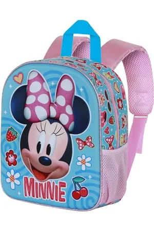 Disney Minni Mouse Happiness-Zainetto 3D Elite, Blu, 25 x 30 cm, Capacità 7 L