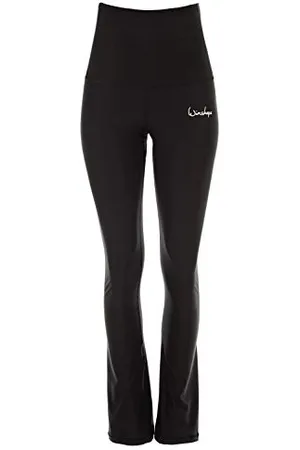 Winshape Bchwl102-Leggings da Donna Funzionali, Stile Slim, per Fitness, Tempo Libero, Sport, Yoga, Allenamento Leggings a Vita Alta con Taglio a Barca, , M