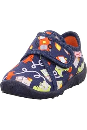 Superfit Spotty, Scarpe da Casa Bimbo 0-24, Blu (Blue/Multicolor 8070), 19 EU