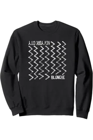 Blond Amsterdam New York City Zig Zag Pattern Vintage Band Felpa