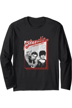 Blond Amsterdam Parallel Lines Heart of Glass Photo Vintage Band Maglia a Manica