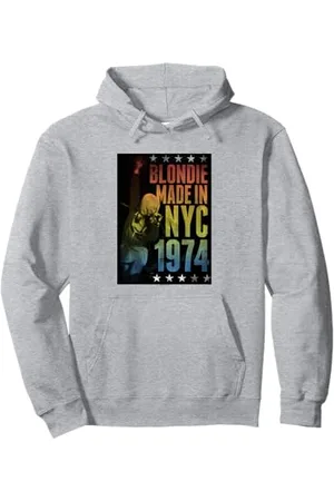 Blond Amsterdam Rainbow Made in NYC 1974 Vintage Band Felpa con Cappuccio