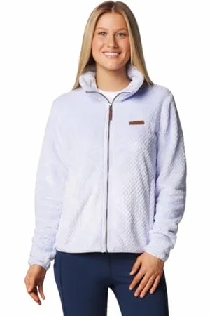 Columbia Cerniera Intera in Sherpa Fire Side 2 Pile Zip, , L Donna
