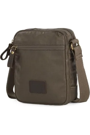 Lois Borsa Uomo - Borsa a Tracolla Uomo. Borsello Uomo Tracolla - Marsupio Uomo Tracolla in Algodón-Poliéster/Piel - Borsa Tracolla Uomo con Cinturino Regolabile