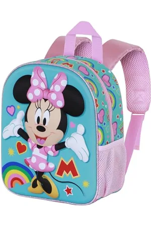 Disney Minni Mouse Greet-Zainetto 3D Elite, Turchese, 25 x 30 cm, Capacità 7 L