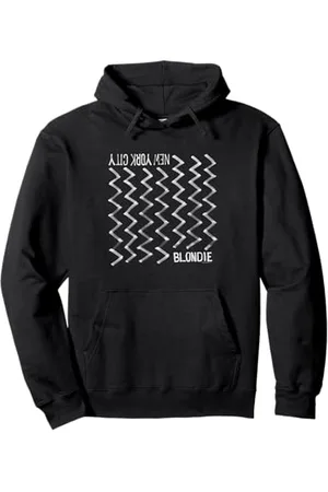 Blond Amsterdam New York City Zig Zag Pattern Vintage Band Felpa con Cappuccio