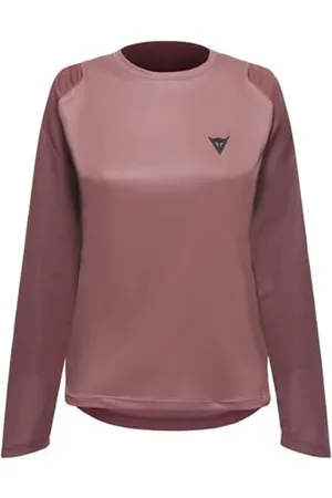 Dainese HGL Jersey LS Wmn, Maglia da MTB a Manica Lunga, Leggera e Traspirante, Donna, Rose-Taupe, L