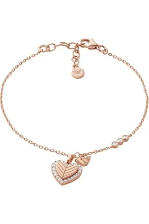 Emporio Armani Bracciale donna in argento con chiusura a moschettone o a cursore
