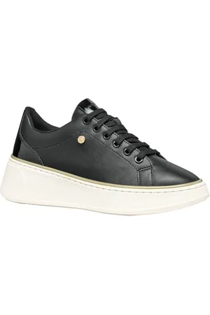 Geox D SUNNETTY A, Scarpe da Ginnastica Donna, Black, 41 EU
