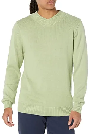 Amazon Maglione con Scollo a V dalla vestibilità Standard (Disponibile in Taglie Extra Forti) (precedentemente Amazon Aware) Uomo, , L