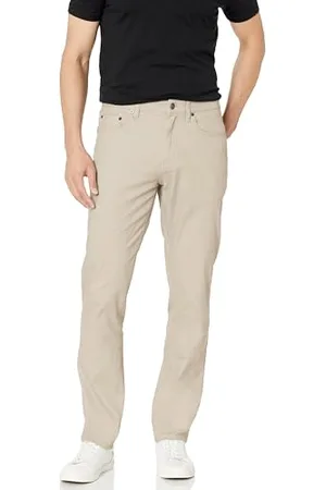 Amazon Pantaloni in Twill Elasticizzati con 5 Tasche e vestibilità Sportiva (Disponibile nelle Taglie Big & Tall) Uomo, , 42W / 34L