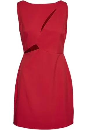 VERO MODA Vmevelin SL Short Dress Pa Wvn Ga Mini Abito, , S Donna