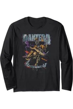 Pantera Vintage Rider Rock Band Musica Artwork Maglia a Manica