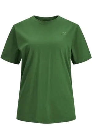 JJXX JACK & JONES Jxanna Reg Ss Every Logo Tee Jrs Noos, T-shirt, Formal Garden/Print:medium Green Logo, S Donna