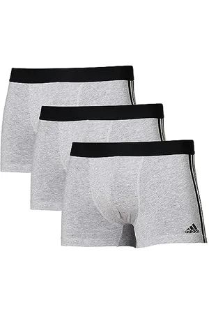 adidas Multipack Boxer (3pk) Cotone Variante 2 - 4A2M02, Boxer a pantaloncino Uomo, Grigio Mélange, S