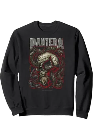 Pantera Serpent Skull Rock Band Grafica Artwork Felpa