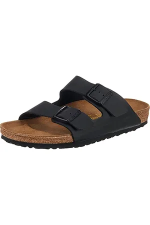 Birkenstock Arizona, Zoccoli Unisex – Adulto, (Black), 44 (Stretto)