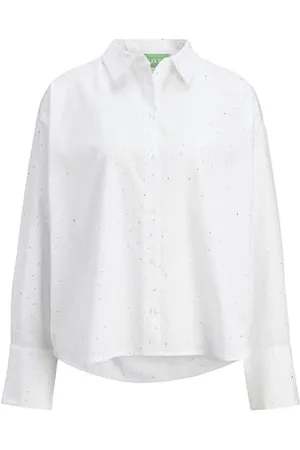 JACK & JONES JJXX Jxlisa Sivas LS Shine-Maglietta Wvn Camicia, , L Donna
