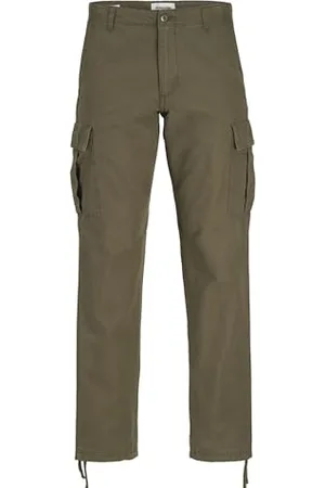 JACK & JONES JACK&JONES PLUS Jpstkane Jjbarkley-Pantaloni Cargo Noos Pls, , 42W x 34L Uomo