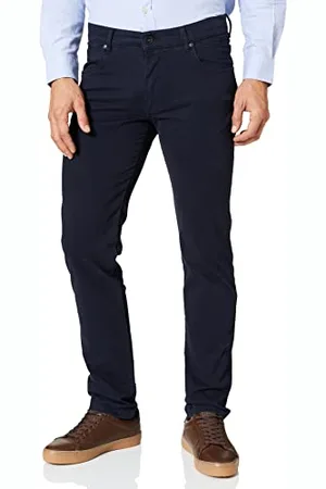 Bugatti 3034-86328 Pantaloni, Marina Militare, W32 / L34 Uomo