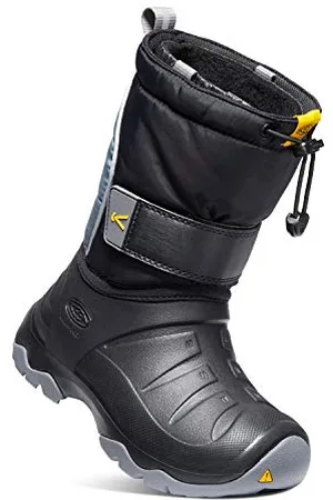 Keen LUMI Boot II WP, Stivali a metà Polpaccio Unisex-Bambini, Black/Steel Grey, 31 EU