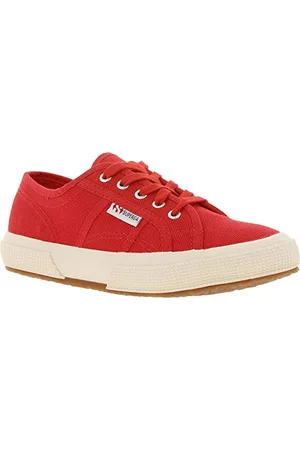 Superga 2750-Jcot Classic, Scarpe Unisex-Bambini e Ragazzi, Red, 24 EU