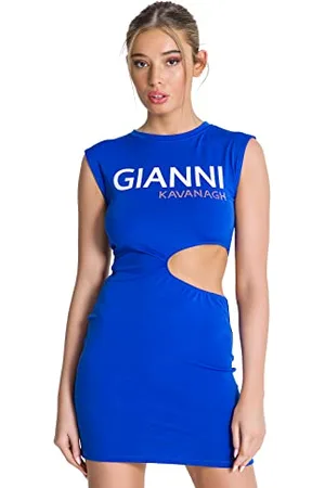 Gianni Kavanagh Blue Gianni Dress per Il Tempo Libero, , XL Donna