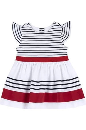 chicco Vestito Elegante Neonata, a Maniche Corte, Ideale per Eventi, Feste o Altre Occasioni, Designed in Italy, Abbigliamento Neonata 0-24 Mesi, Idee Regalo Nascita